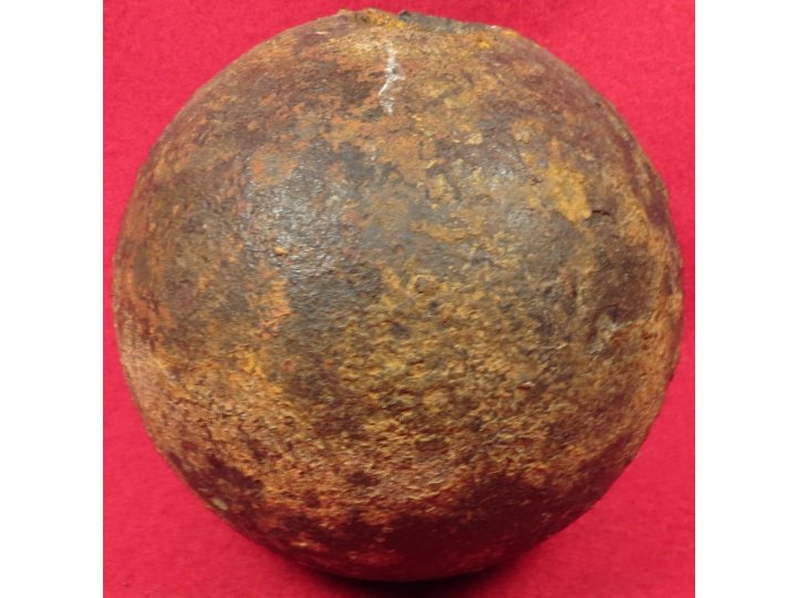 Confederate Six Pounder Spherical Case-Shot Artillery Shell